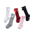 Velvet Bows on Socks Socks Little Palace Store